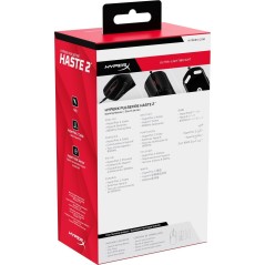 HyperX Pulsefire Haste 2 Optical Cable Black - Lightweight, High-Precision Gaming Mouse for Ultimate Performance!